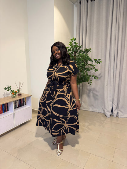 Amari Flared Shirt Dress