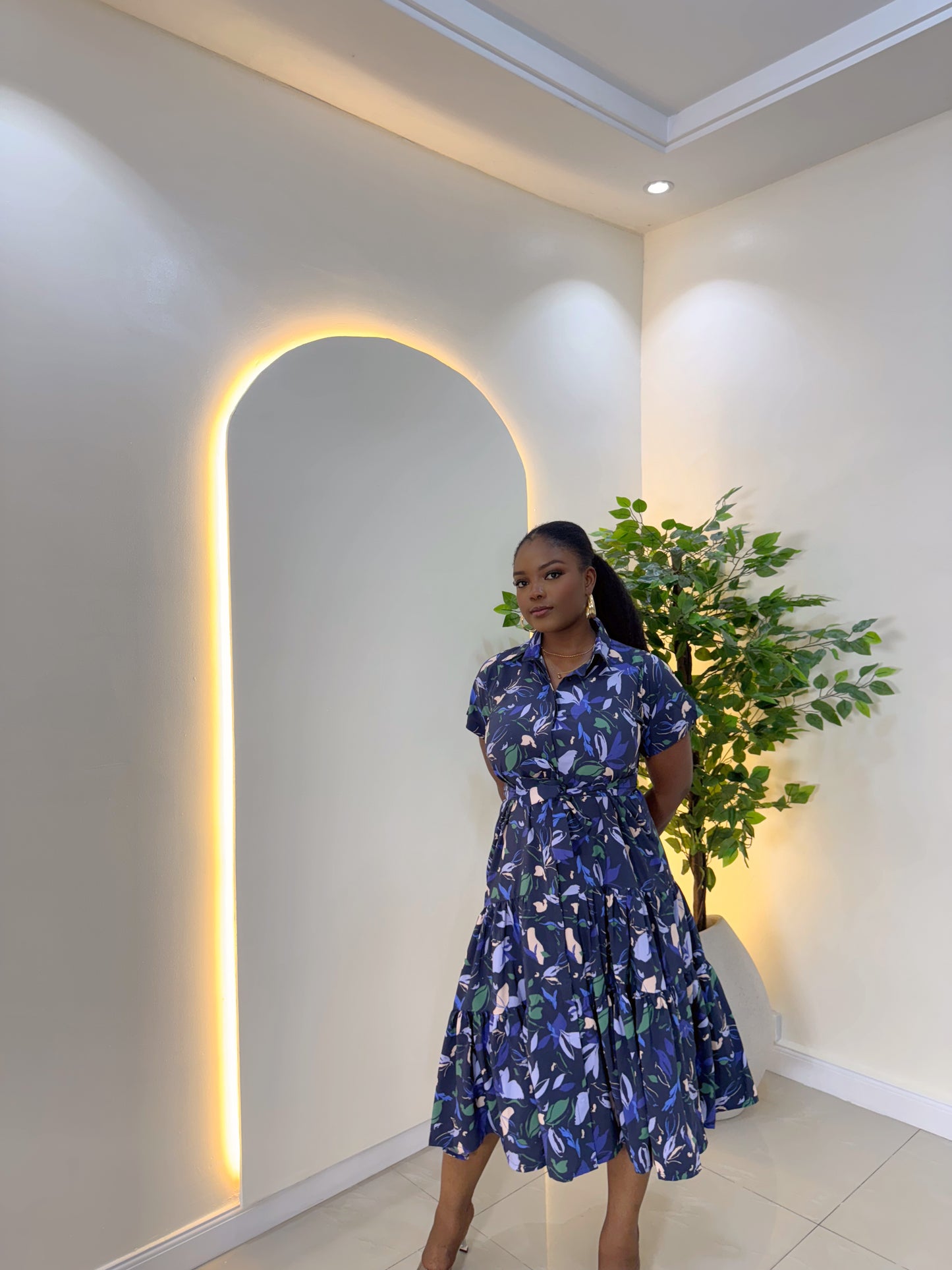 Flora Shirt Dress