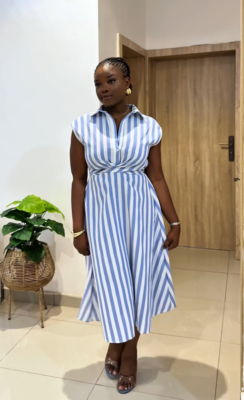 Cross Belt Dress
