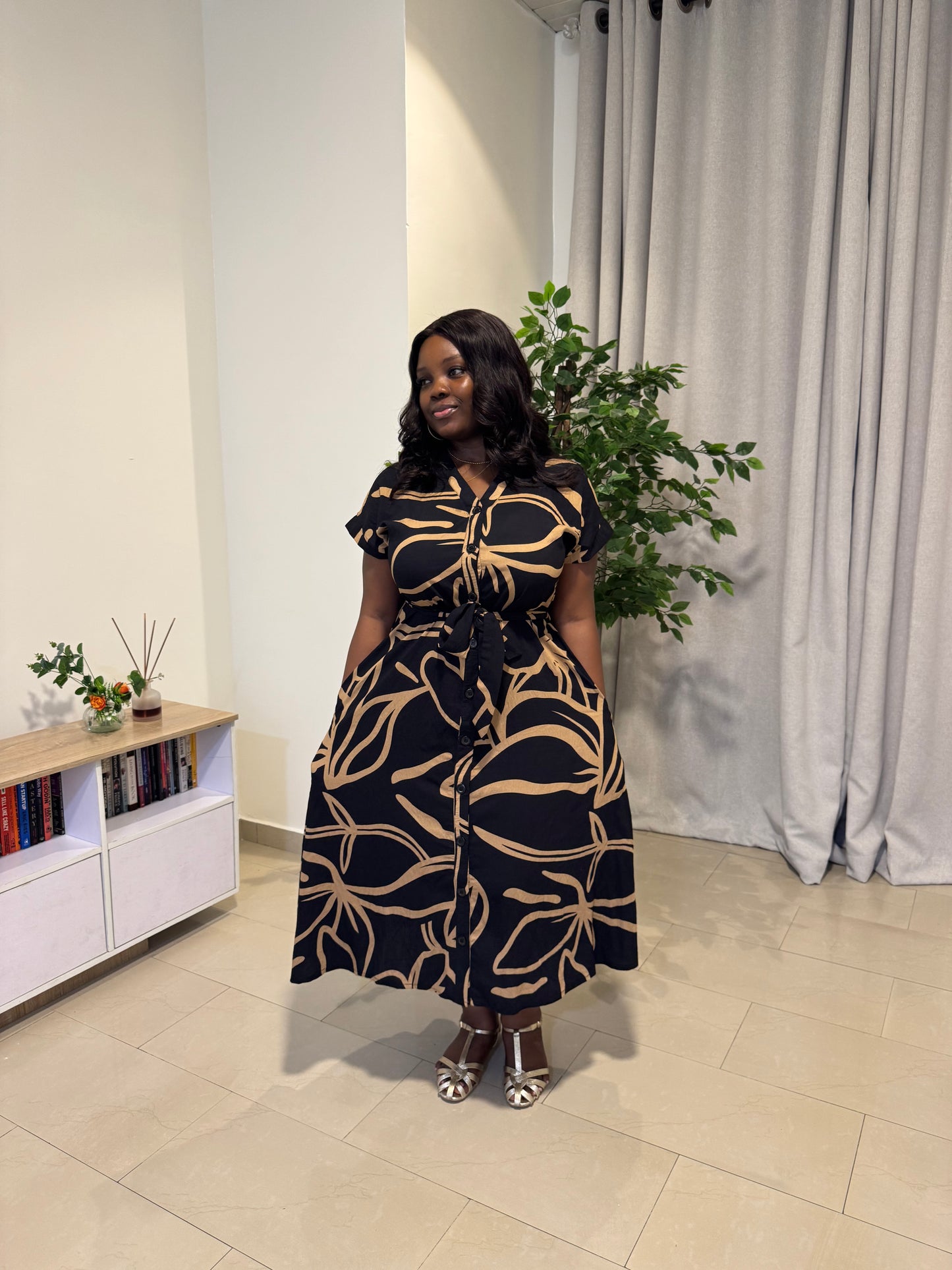 Amari Flared Shirt Dress